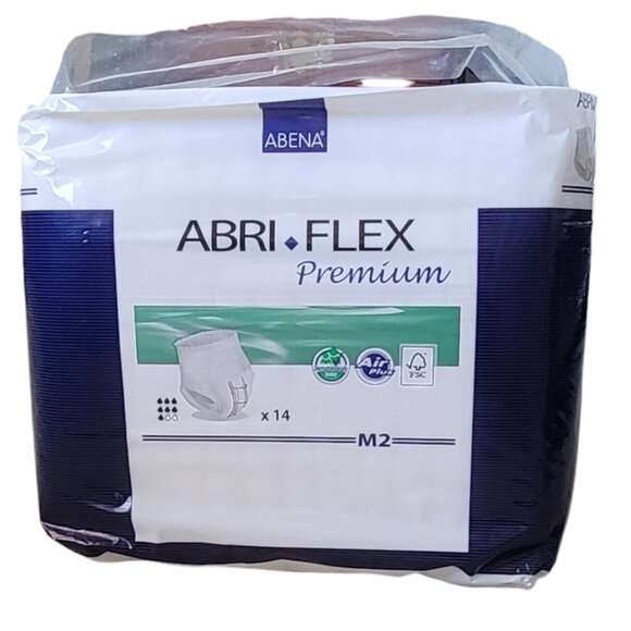Abena Abri-Flex Premium Adult Pull Up Diapers Sz M2 New Unopened Package - Picture 1 of 4